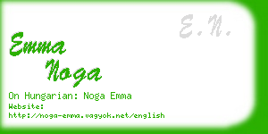 emma noga business card